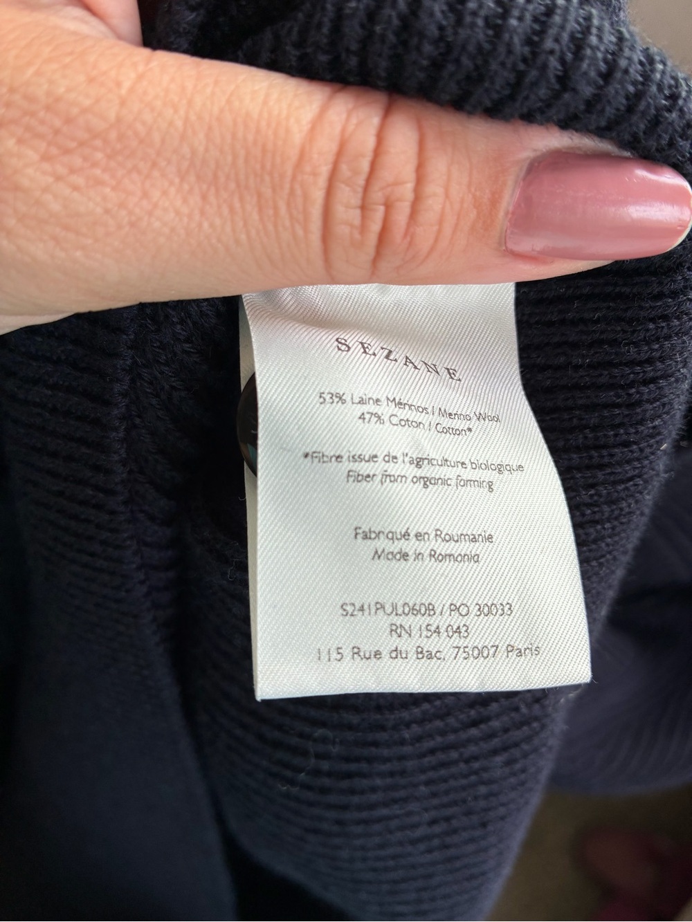 Sezane wool sweater - Picture 3 of 4
